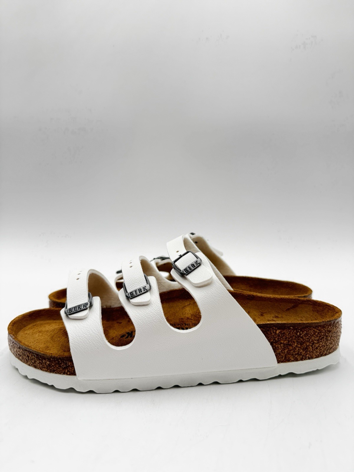 Birkenstock Unisex Florida BS Size 40 White |1016765|
