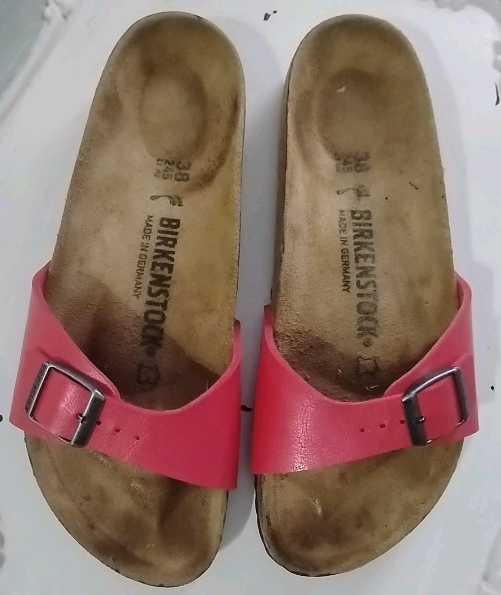 Birkenstock Madrid Sandles Metallic Pink 38/ 245 L7 M5