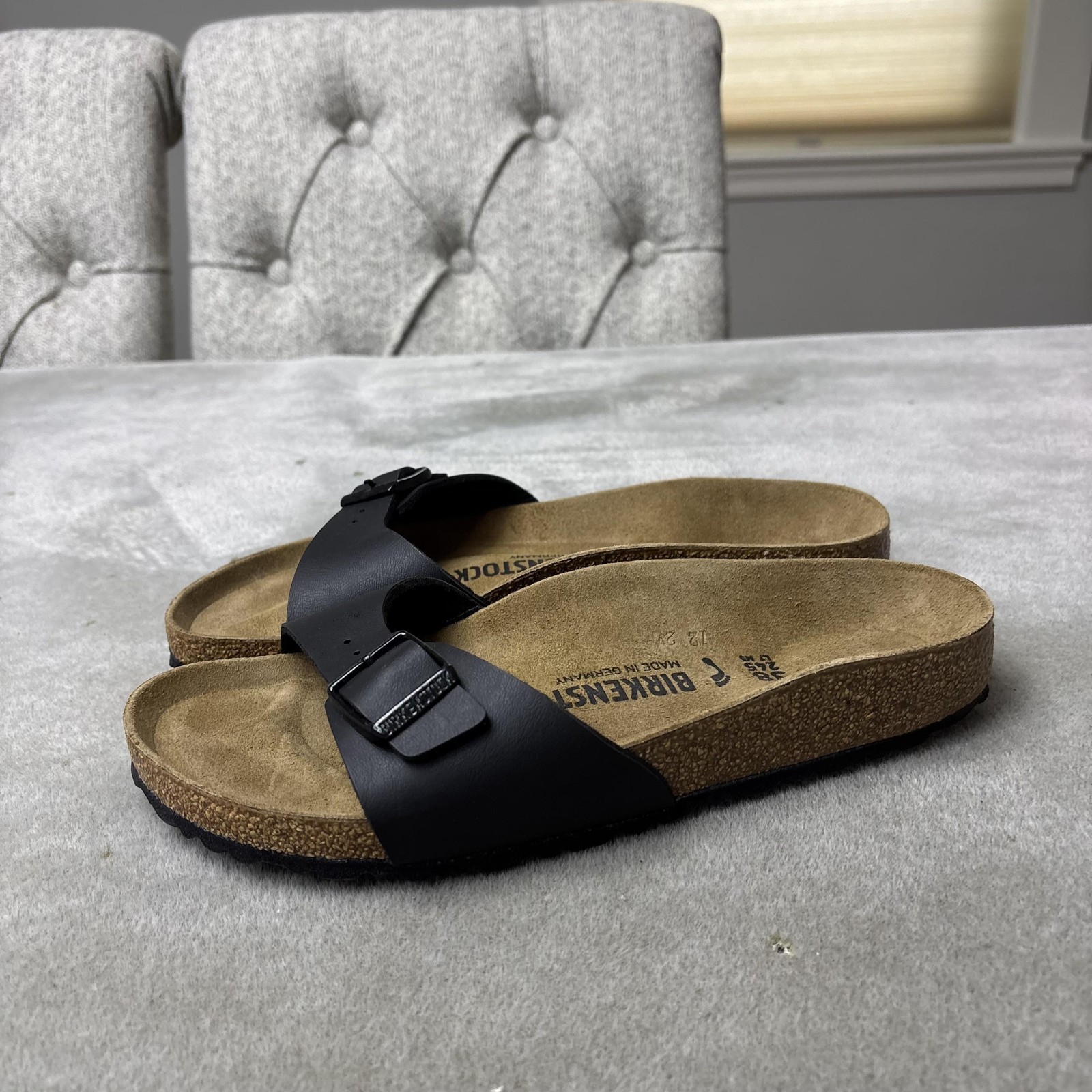 Birkenstock Madrid Shoes Womens Size 6 Slip On Sandals Comfort Cork Footbed