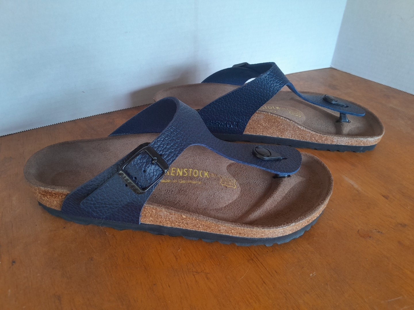 Birkenstock Gizeh – Size 4M/6W (EU 37) – Regular Width Flip Flops Sandals Blue