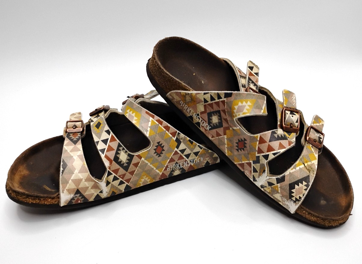 BIRKENSTOCK Florida Fresh Vegan Aztec Size Womens US 6  EU 37 240