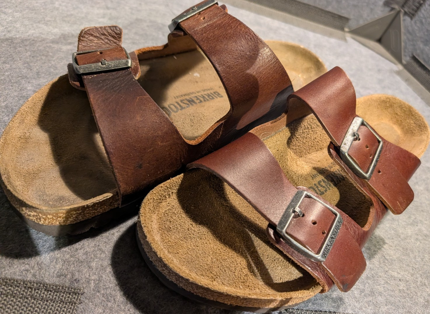 Men’s EU 43 US 10 Shoes Birkenstock ARIZONA Habana Soft Slide Sandals NICE!