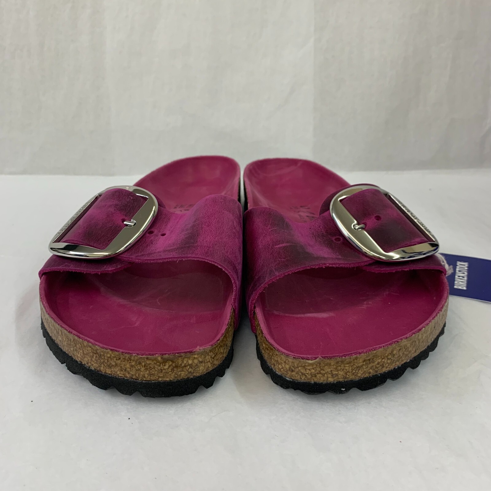 Birkenstock New w/ Box Madrid Big Buckle Festival Fuchsia Oiled Exquisite Reg