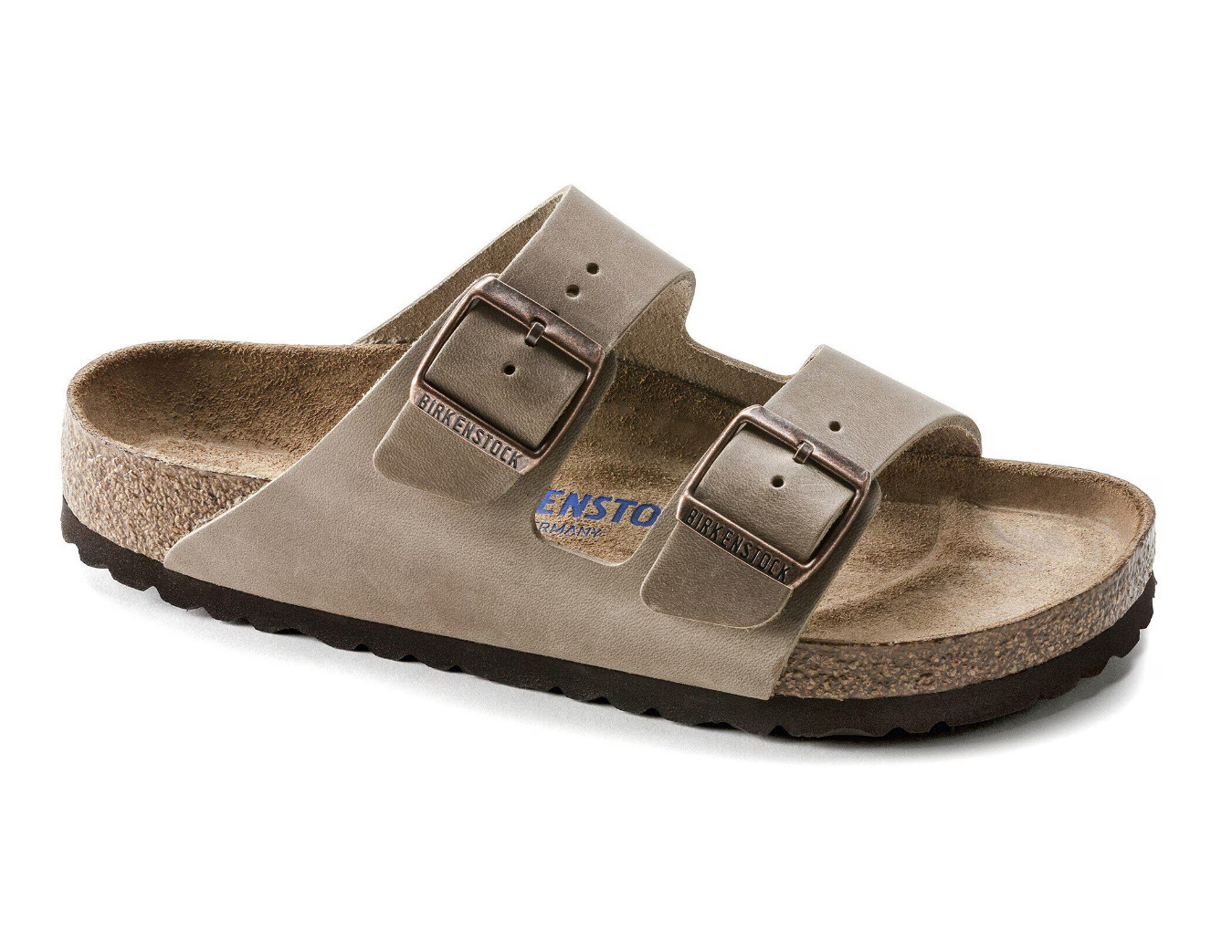 Birkenstock Arizona Tobacco Oiled Leather Soft Footbed Unisex Sandal Narrow/Wide