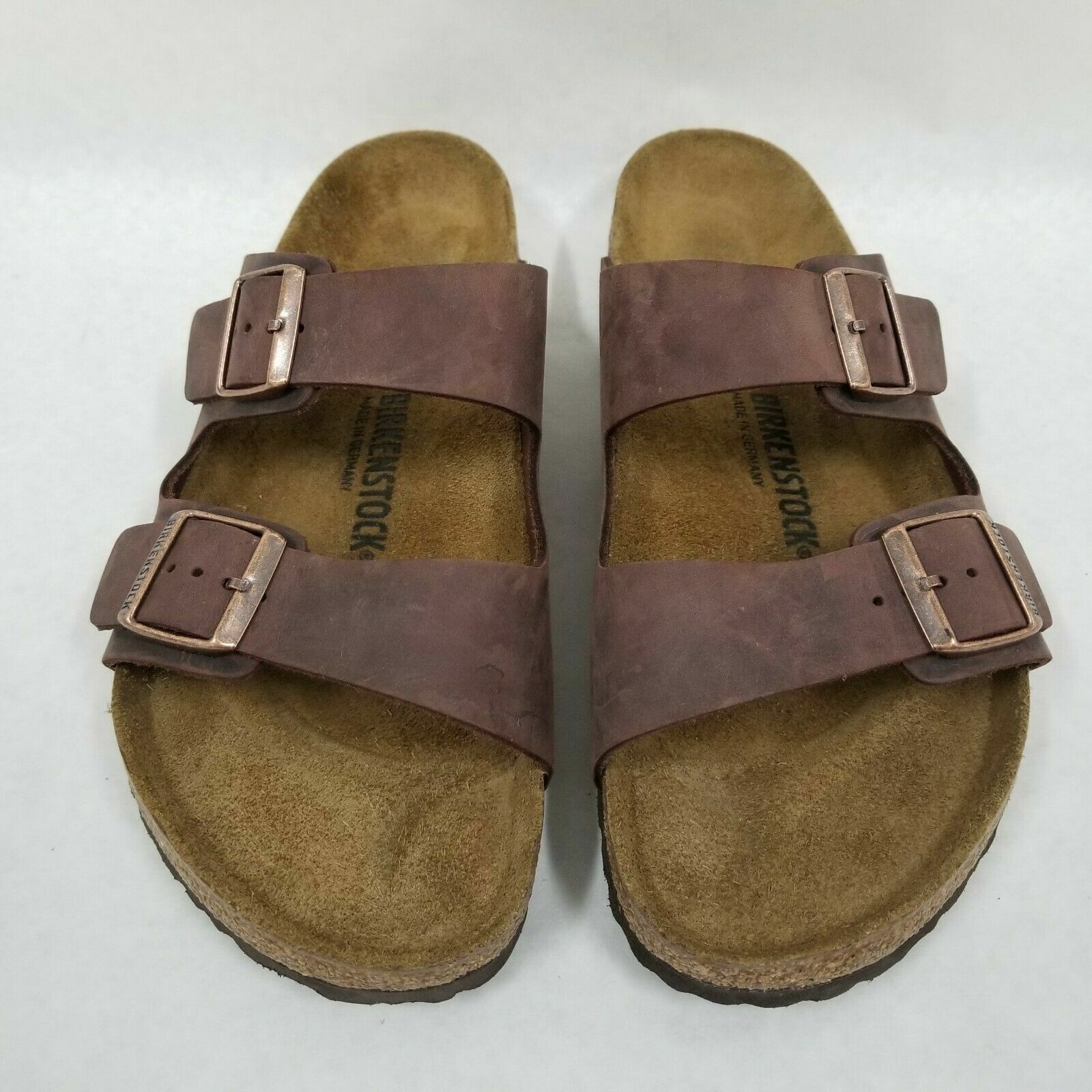 New with Box Birkenstock Arizona Habana Oiled Leather Regular – Select Size
