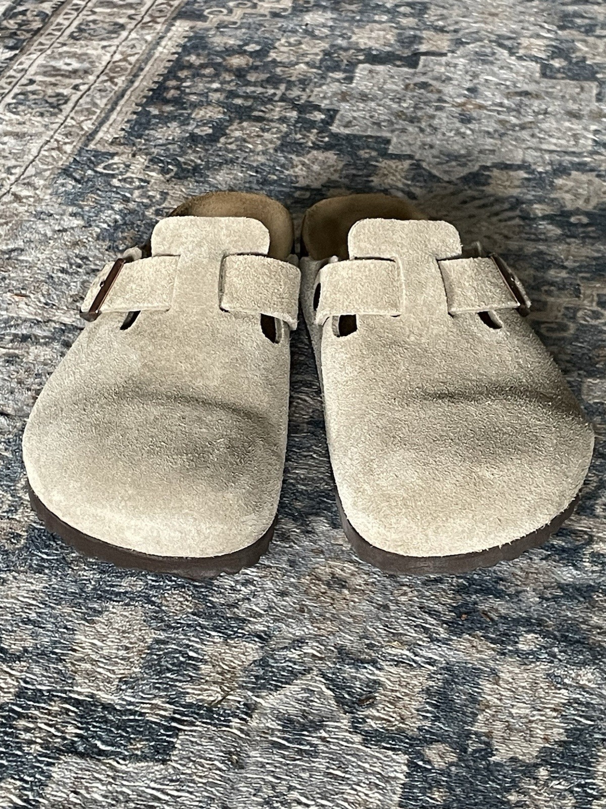 Birkenstock Boston Classic Suede Soft Leather Brown Men’s 8 Women’s Size 10