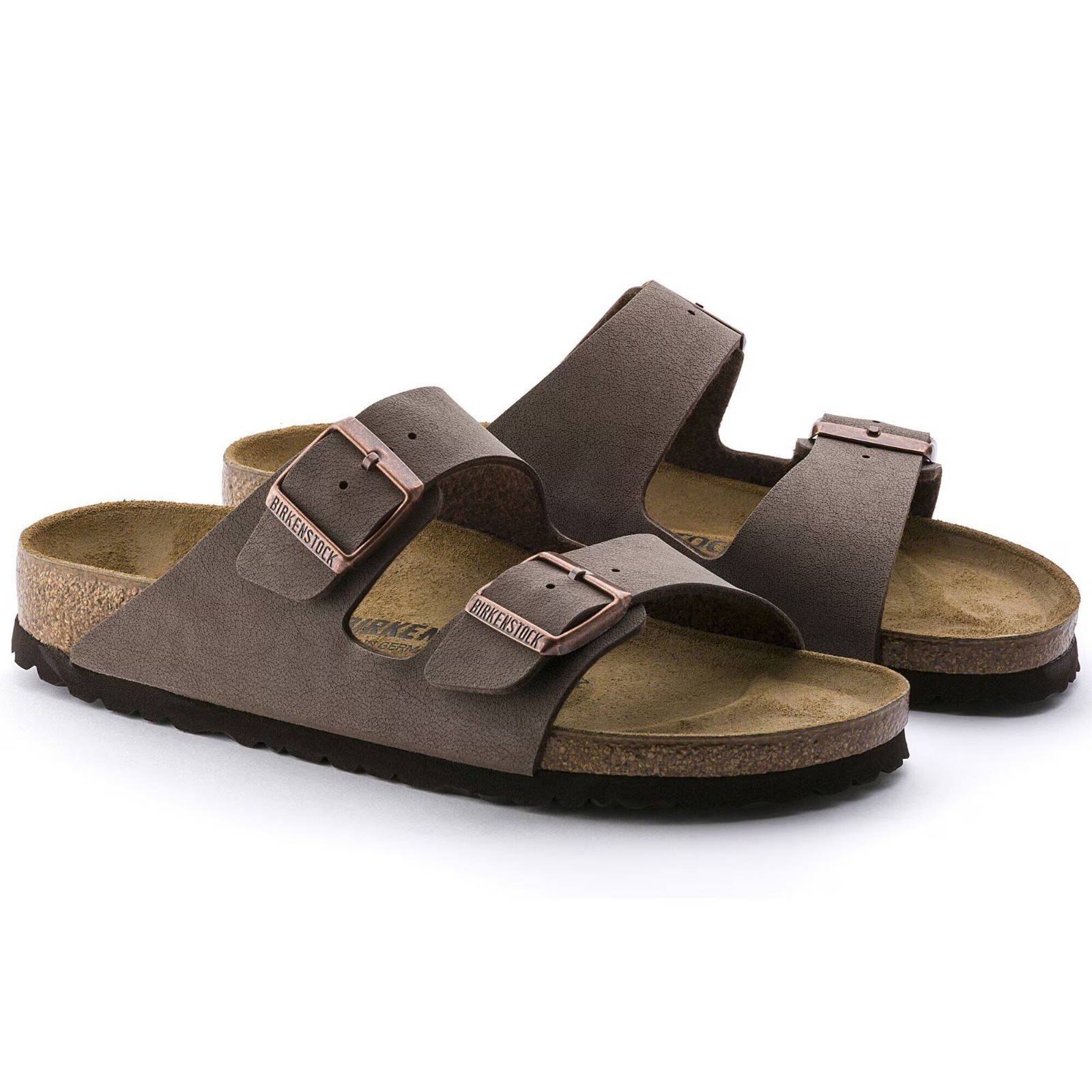 Birkenstock Arizona Birkibuc Sandals Mocha Sandals Select Size