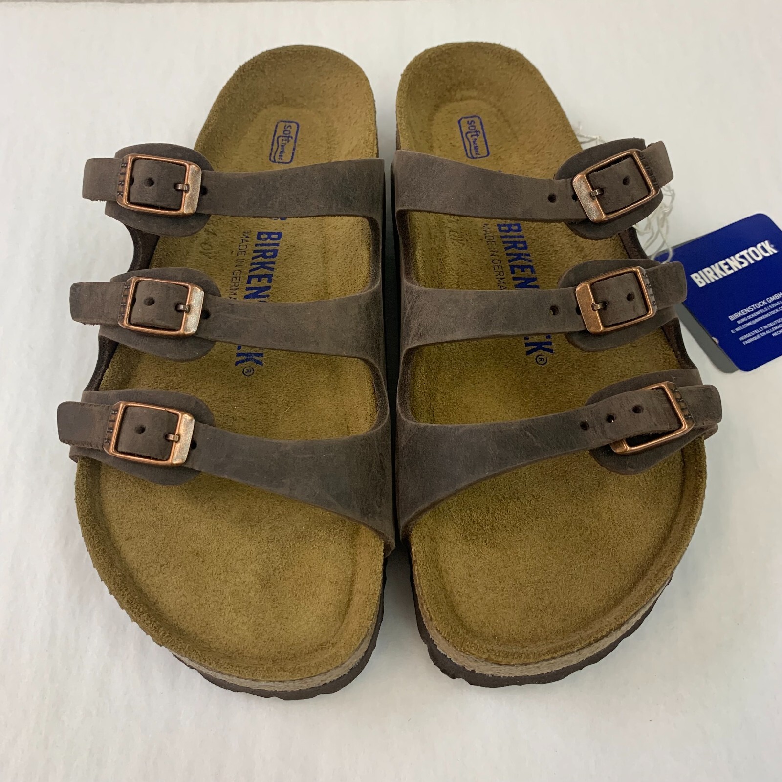 Birkenstock New w/o Box Florida Habana Waxy Soft Footbed Regular Select Size