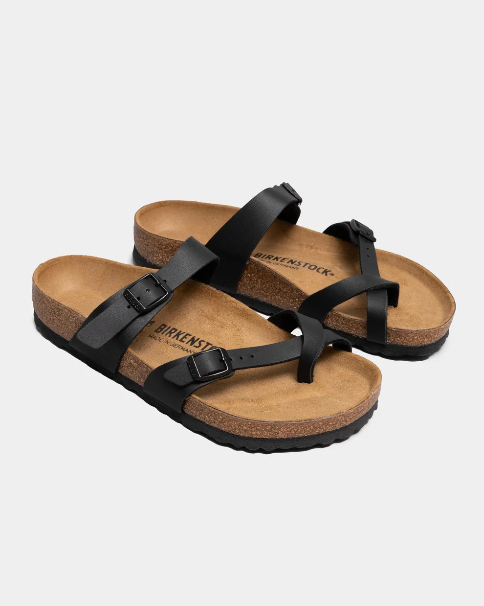 Birkenstock Mayari Birko-Flor Black Sandals Wide Size Women’s Shoes New w/ Box