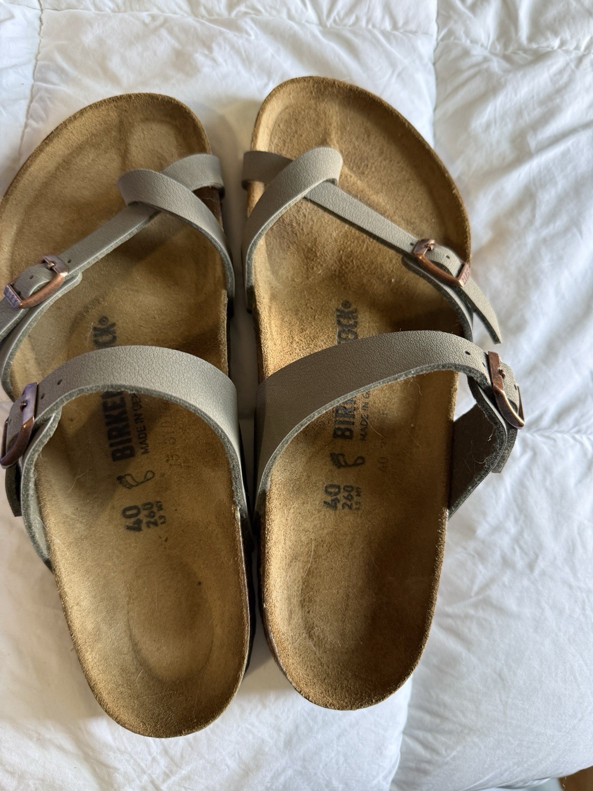 Birkenstock Mayari Size 40 Stone Tried On And They Don’t Fit Cannot Take Back