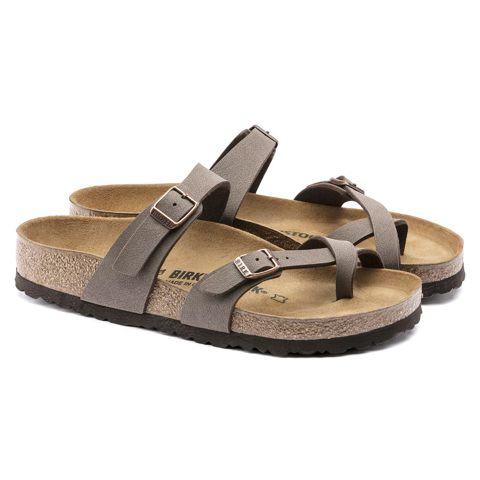Birkenstock Mayari Birkibuc Wide EU37-41 Birko-Flor Mocca woman’s sandals