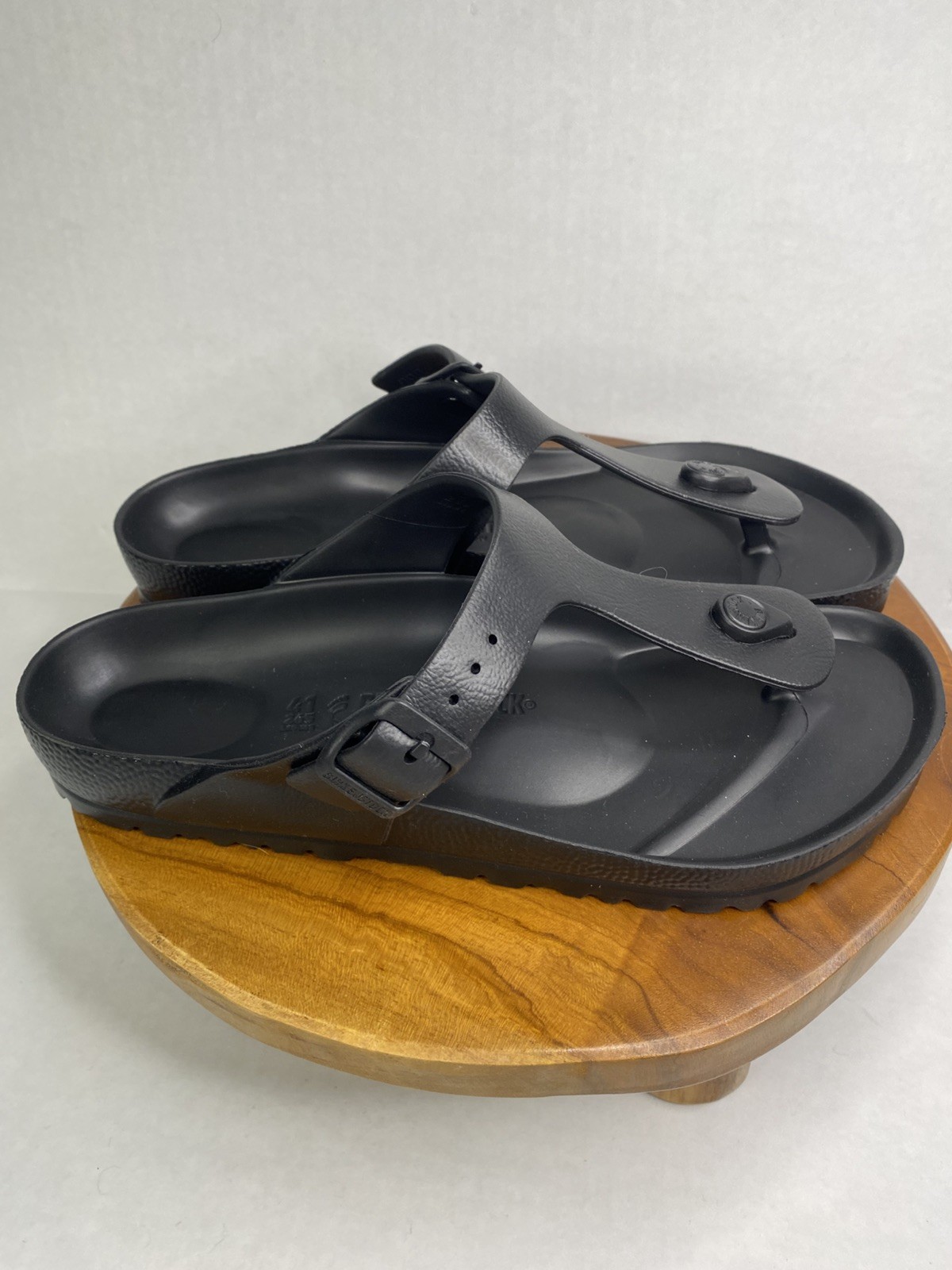 Birkenstock Gizeh EVA Black Sandals Women’s 10 EU 41 Waterproof New