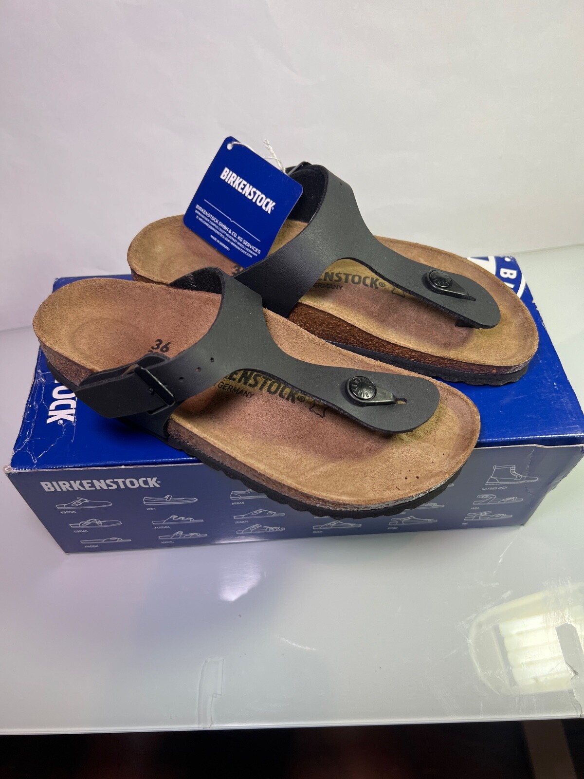 New! Birkenstock Gizeh Women’s Sandal Sz 36 w/Box Free Shipping!!