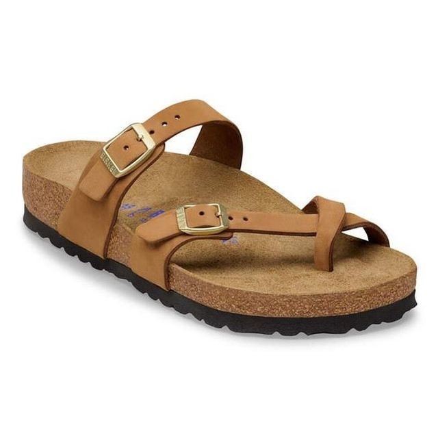 Birkenstock Mayari Soft Footbed Nubuck Leather Sandals Women – Authentic Comfort
