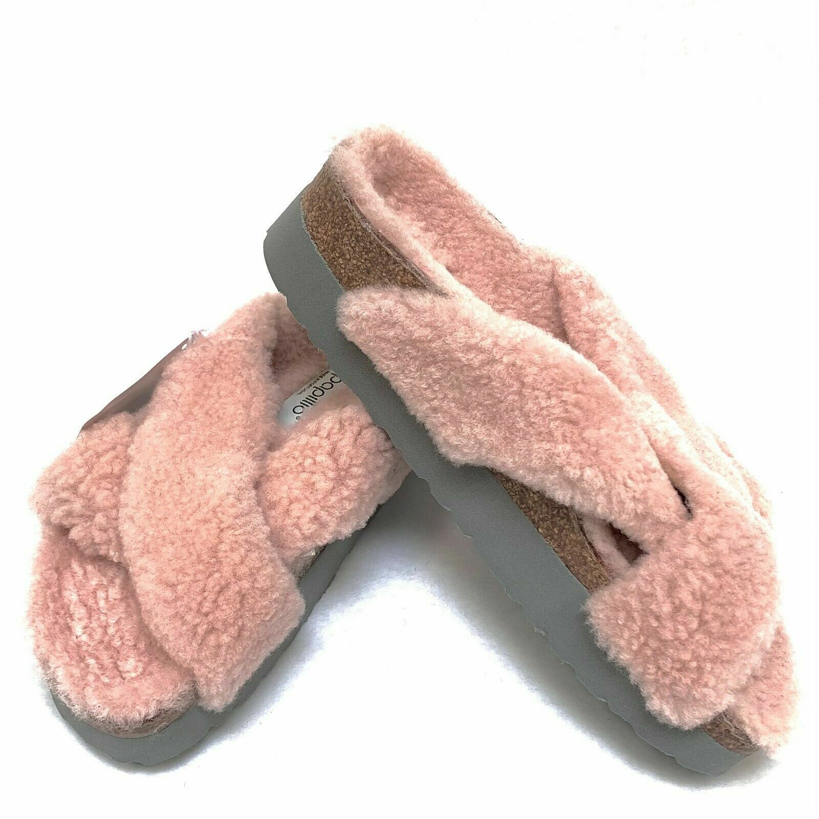 New w/o Box Birkenstock Papillio Daytona Teddy Crystal Rose Narrow – Select Size
