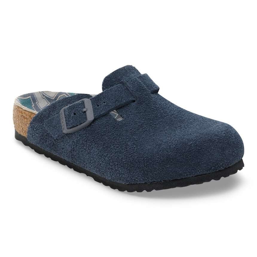 Birkenstock Boston Kids Sz 27 Blue NWOB