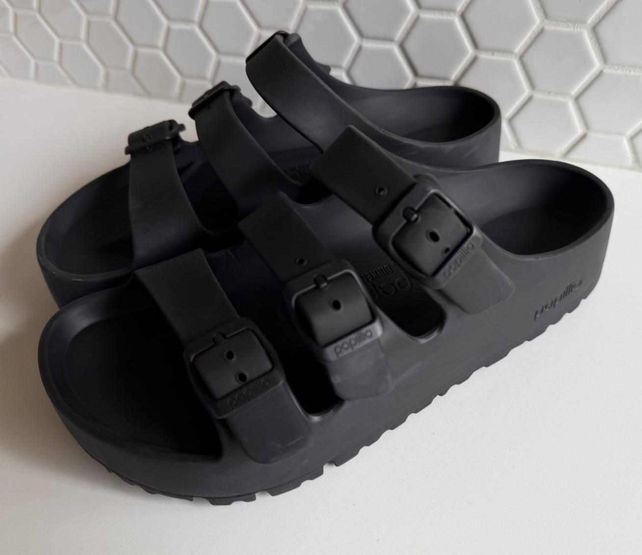 Papillio Birkenstock Florida III EVA Pop Flex Platform Sandal Black EU 38 US 7.5