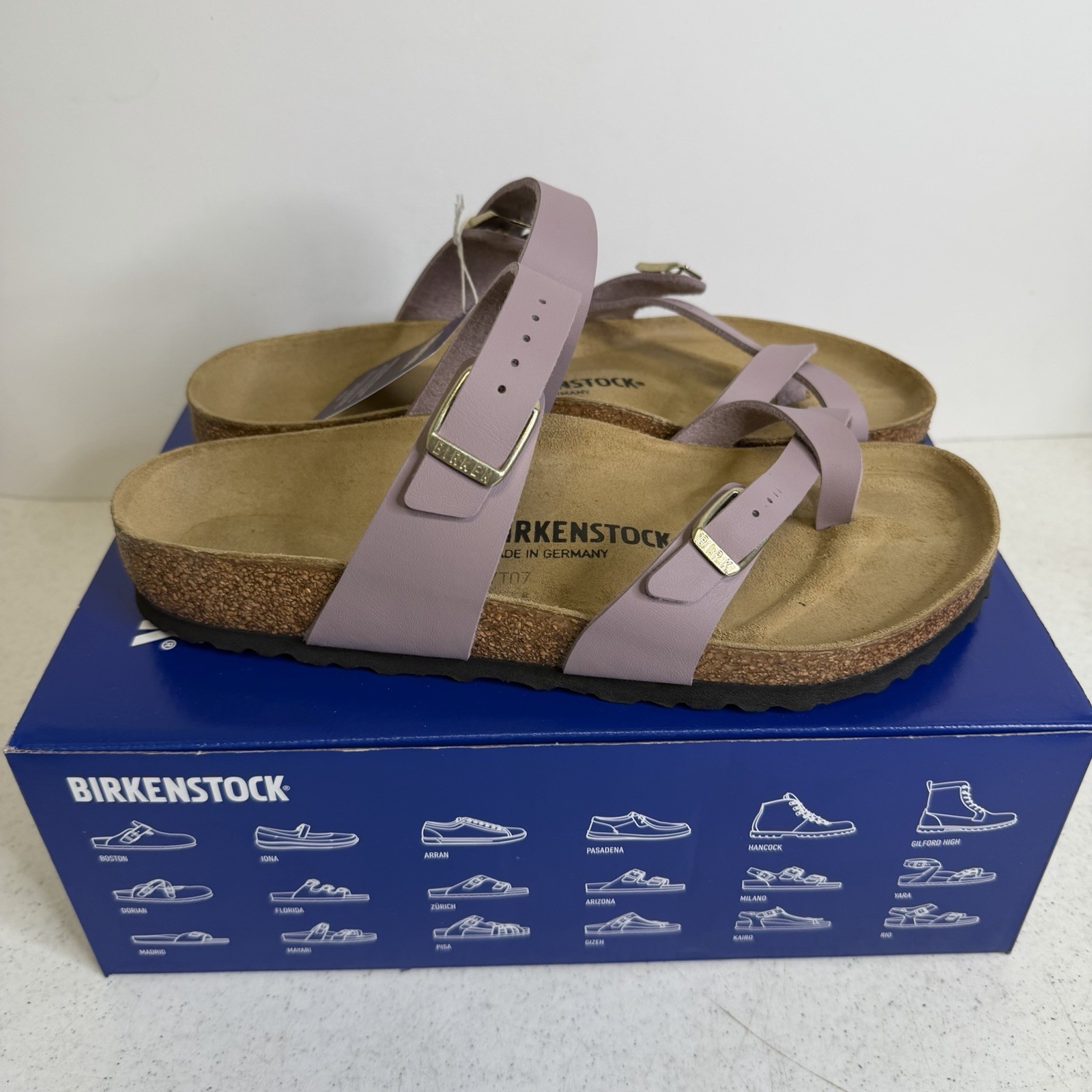 Birkenstock Mayari Faded Purple Sandals Womens Size 10 New In Box Summer
