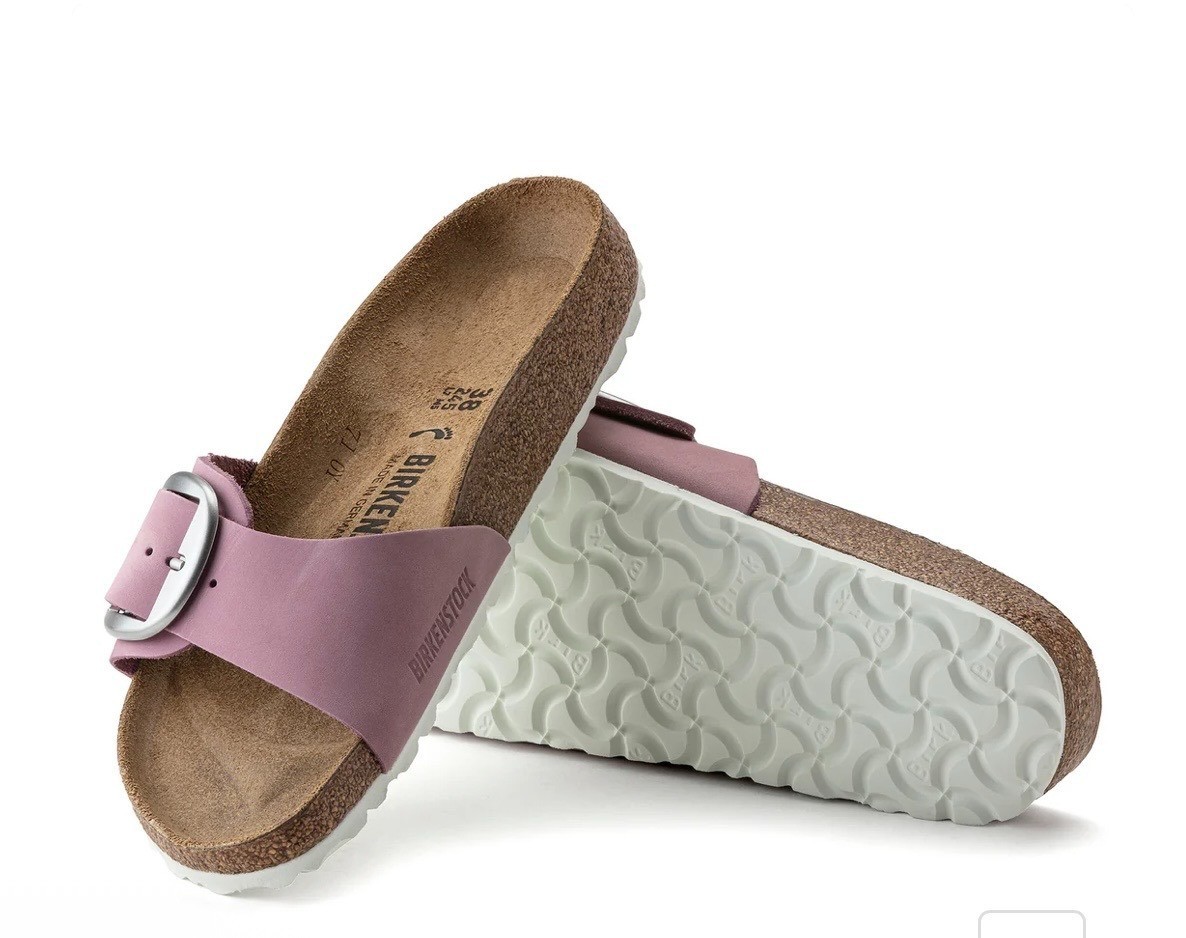 Birkenstock Madrid Big Buckle orchid nubuck 37 NWOB