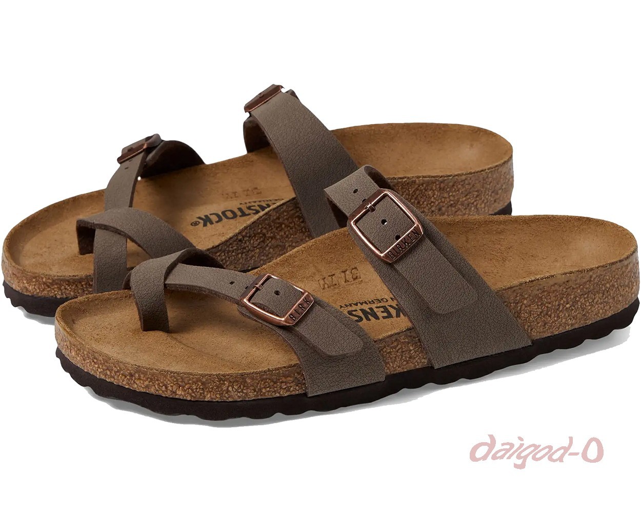 Birkenstock Mayari Mocha Birkibuc Women’s With Toe Loop Sandals Wide EU 37-41
