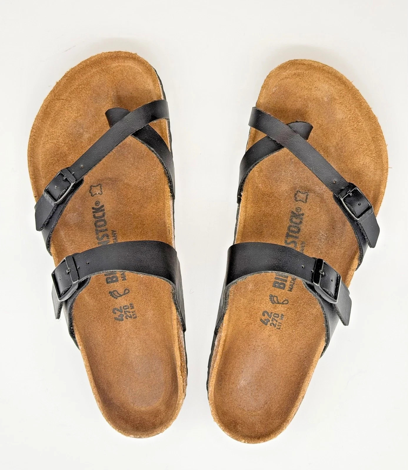 Birkenstock Mayari Birko-Flor Black Sandals Wide Size Women’s Shoes EU Size37-41