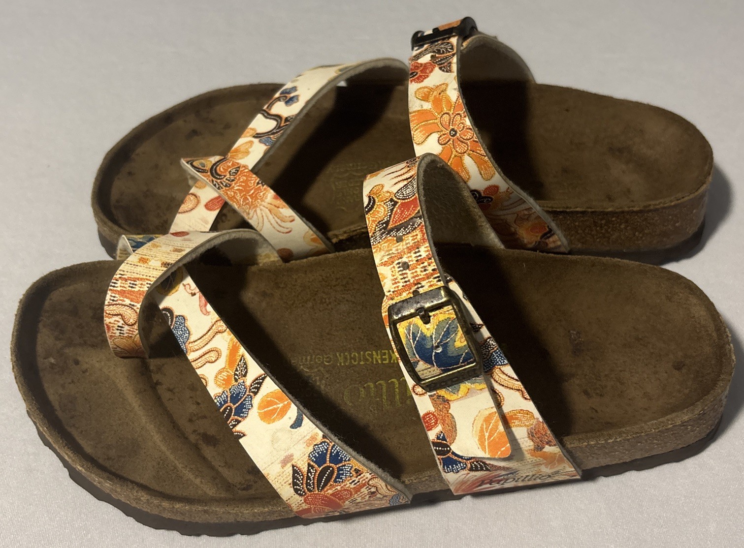 Birkenstock Papillio multicolor printed sandals 35 Us 4/4.5