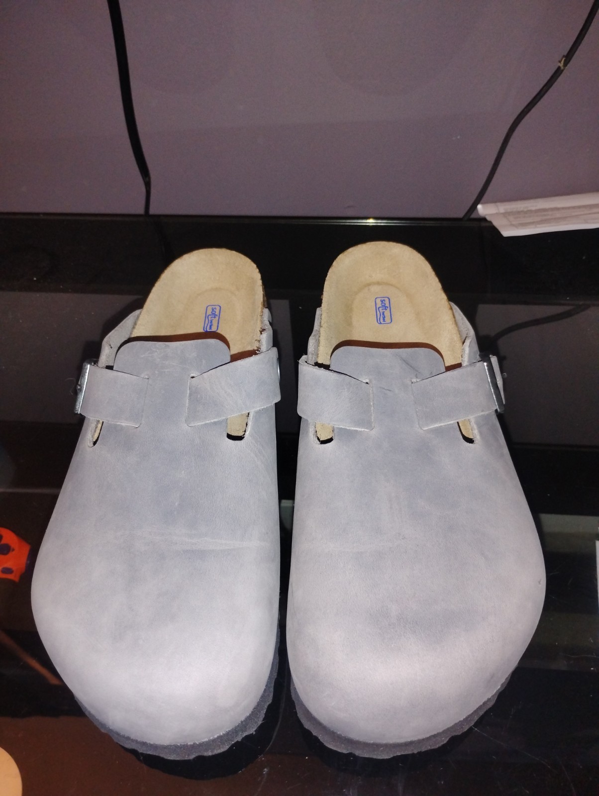 Birkenstock Boston Clogs Iron Mens 10