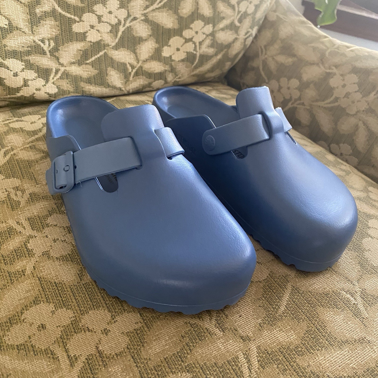 Birkenstock Boston Essentials EVA Elemental Blue Women’s Shoes 1027259 Sz 38/ 7