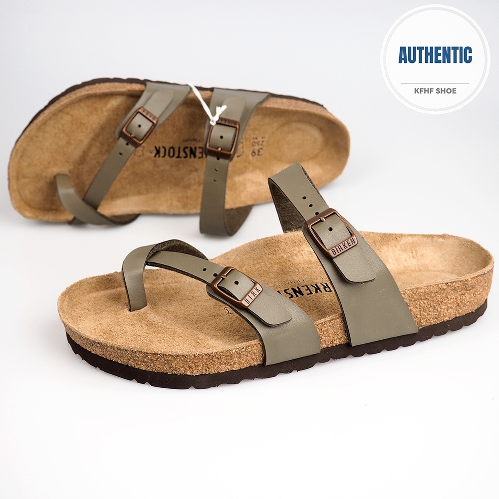 Free Shipping Birkenstock Mayari Birkibuc Stone Sandals Women’s Shoes New w/ Box