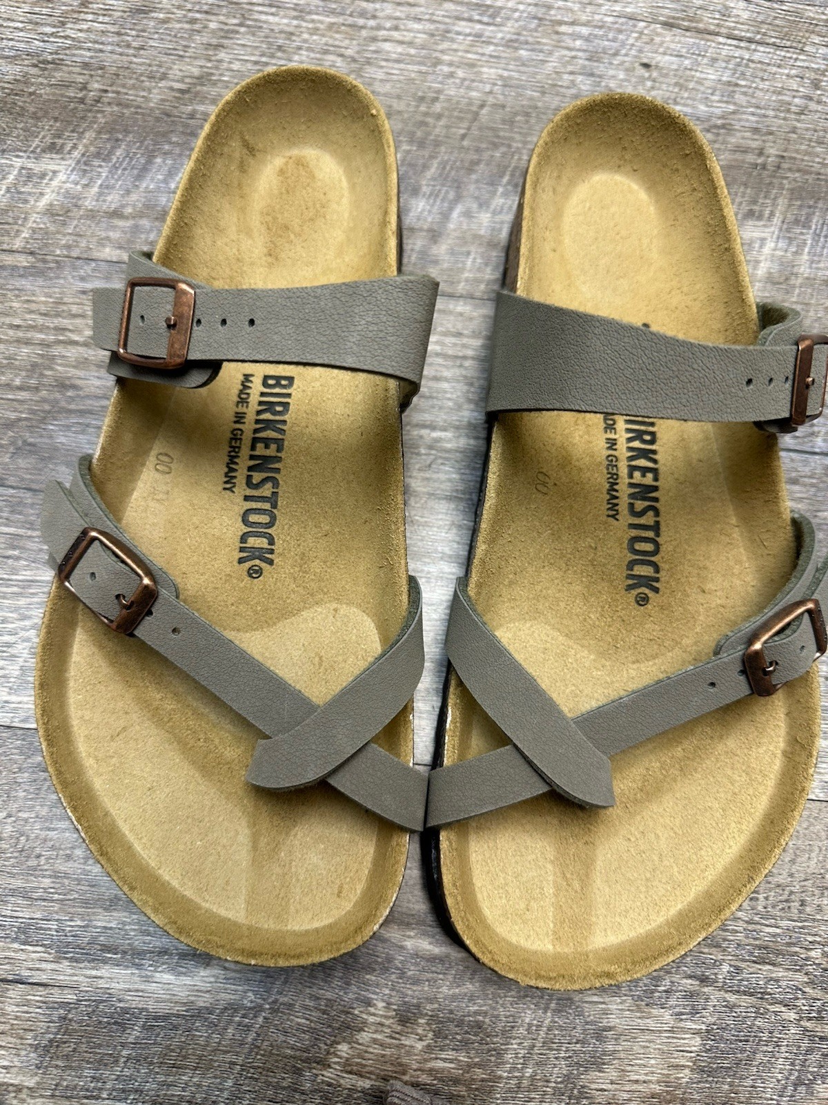 Birkenstock Mayari  Women’s Sandals Size 8-8.5 Color Stone Gray