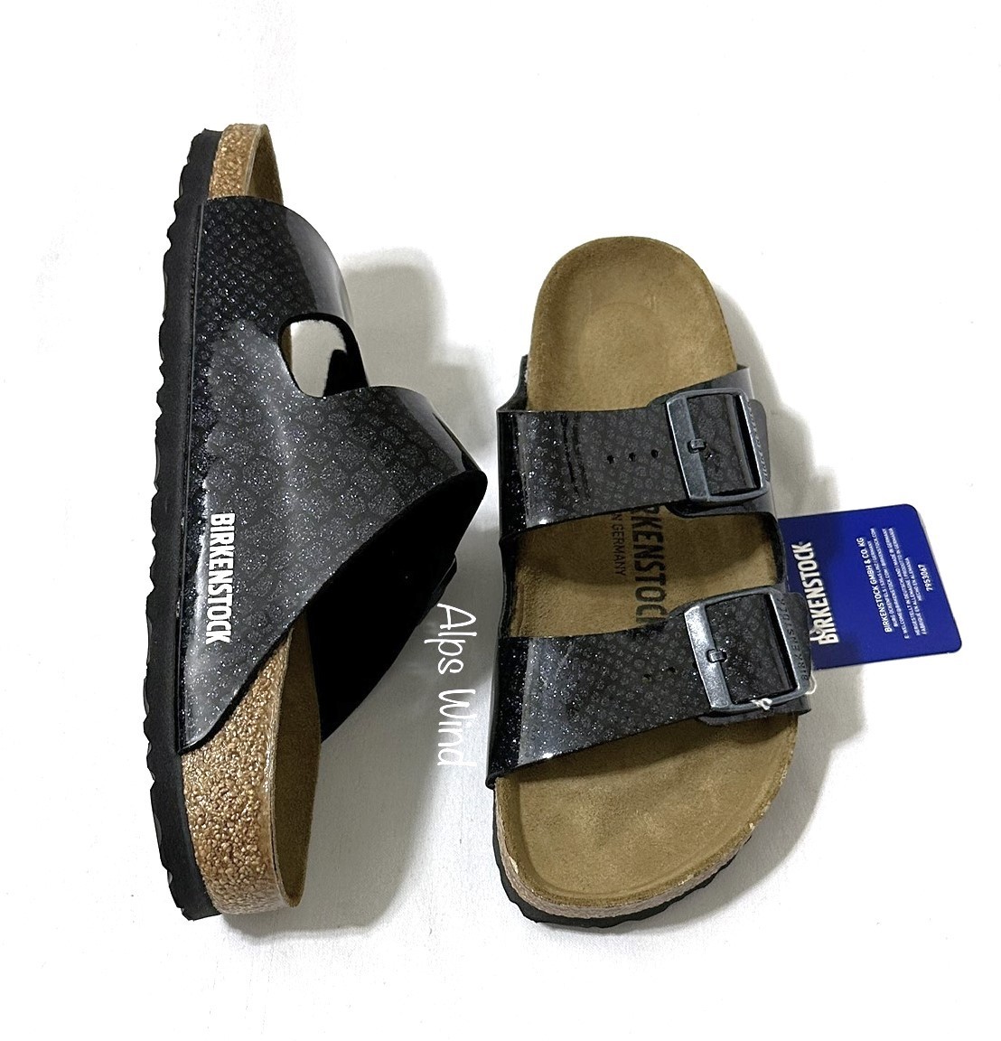 Birkenstock Arizona Leather Patent High Shine Sandal EU-37 US-6 NWOB