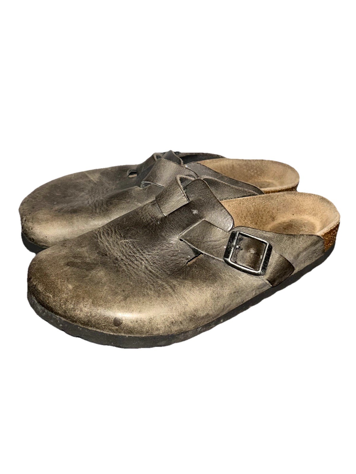 Birkenstock Boston Clog Soft Footbed Oiled Leather Sandals Womens Size 38/7