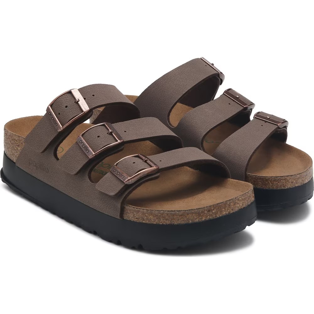Birkenstock Florida Platform Flex Vegan Women’s Sandals, Mocha Color