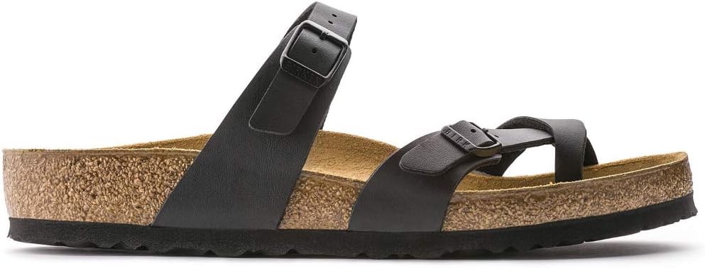 BIRKENSTOCK MAYARI BIRKO-FLOR SANDALS – SIZE: MEN 10 (AU/UK M9) – BLACK