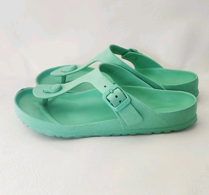 Birkenstock  Gizeh Bold Jade EVA Narrow Width 38 7-7.5