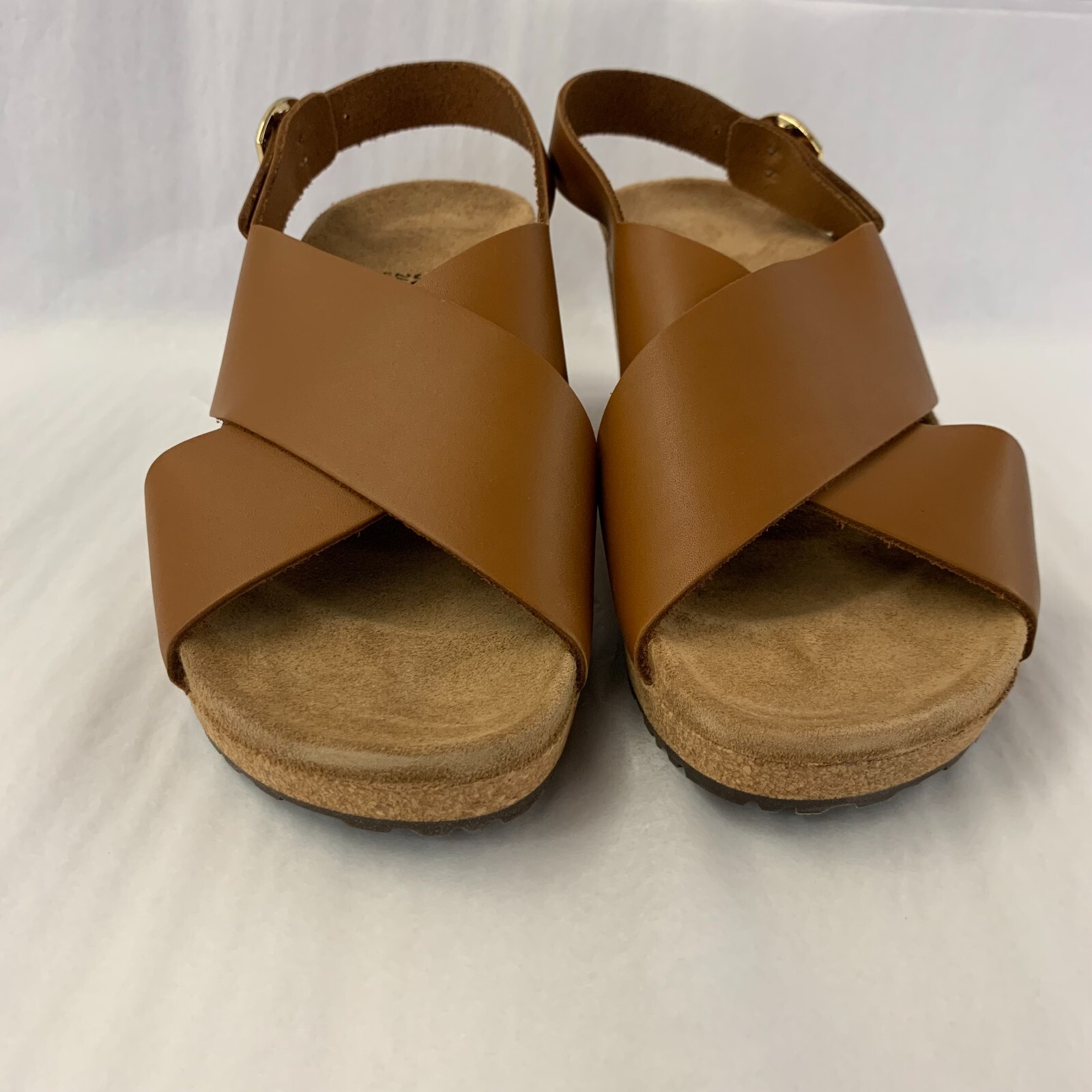 Birkenstock New w/ Box Papillio Samira Ring-Buckle Ginger Brown Leather N -Sizes