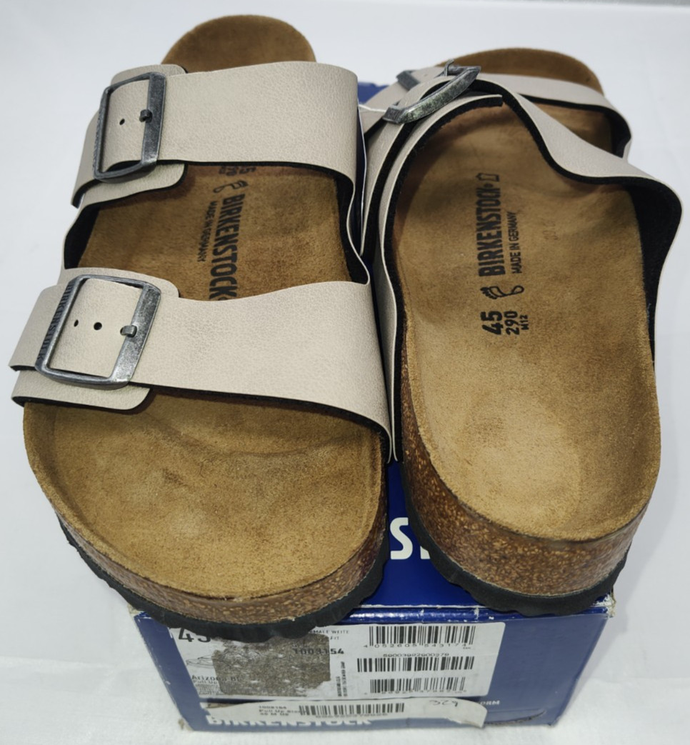 Birkenstock Arizona Stone Birkibuc Leather Men’s 12