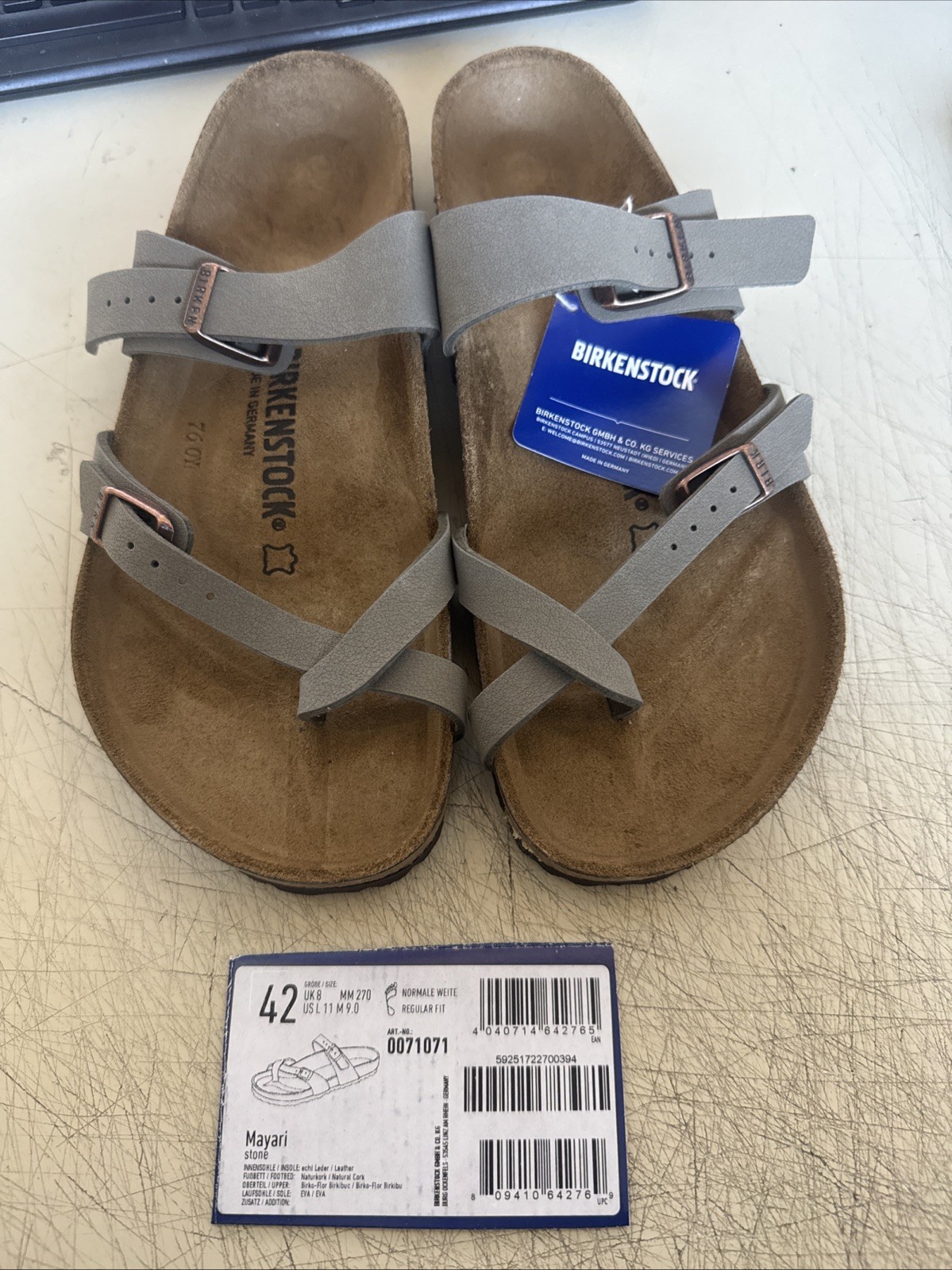 PICK SIZE – Birkenstock Mayari STONE Birk-Flor Sandals