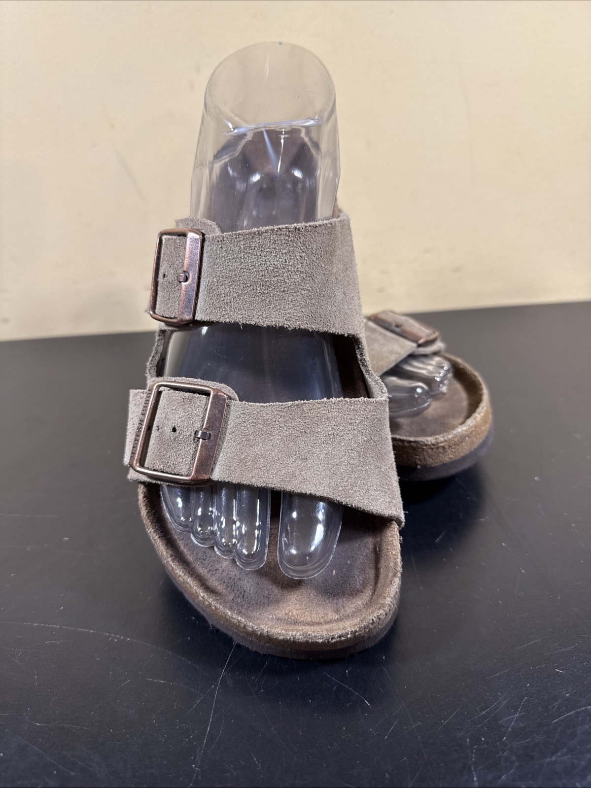 Birkenstock Arizona Taupe Sandal EU 38 US Ladies 7