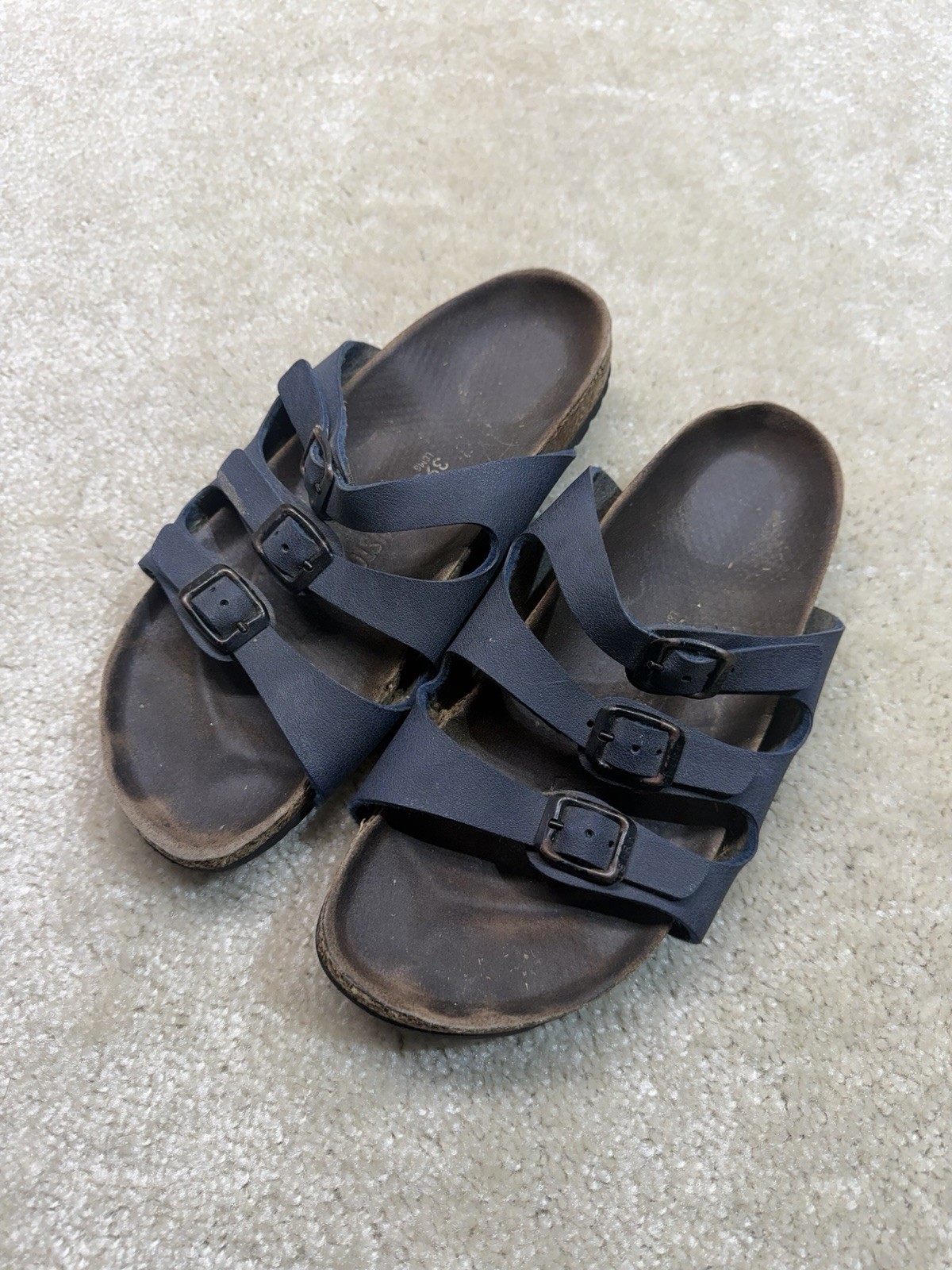 Birkenstock Florida Women’s EU 39 US 8 Footwear Birko-Flor Leather Sandals