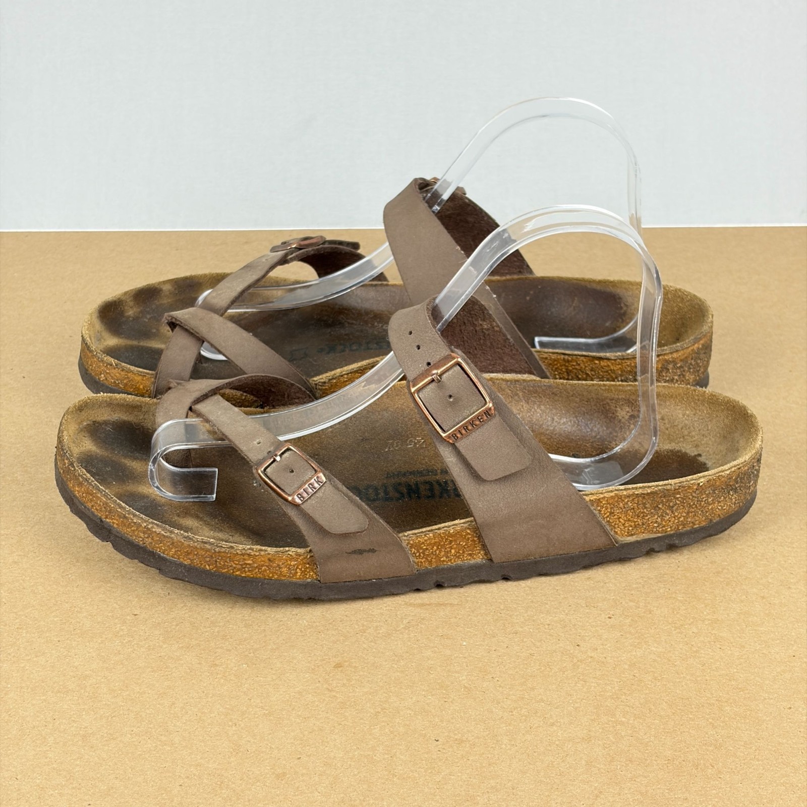 Birkenstock Mayari Birko Flor Sandals Womens 11 Brown Adjustable Buckles