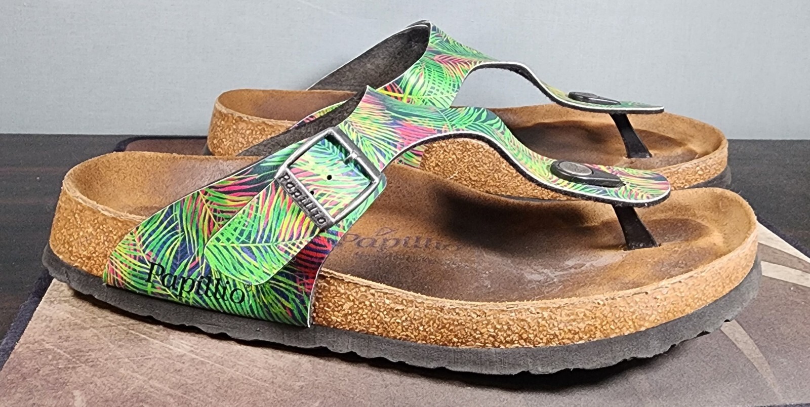 Soft Footbed Womens 10 41 Reg Papillio Birkenstock Gizeh Tropical Sandals Thongs