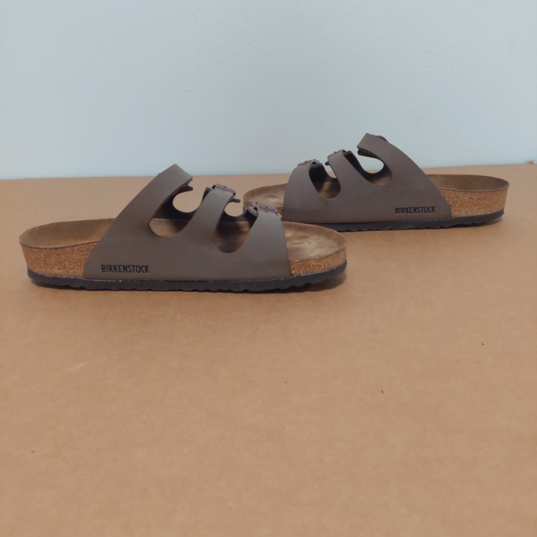 Birkenstock Florida BS Mocca Birko Flor Slide Sandals SIZE LB10 M 8 EU 41