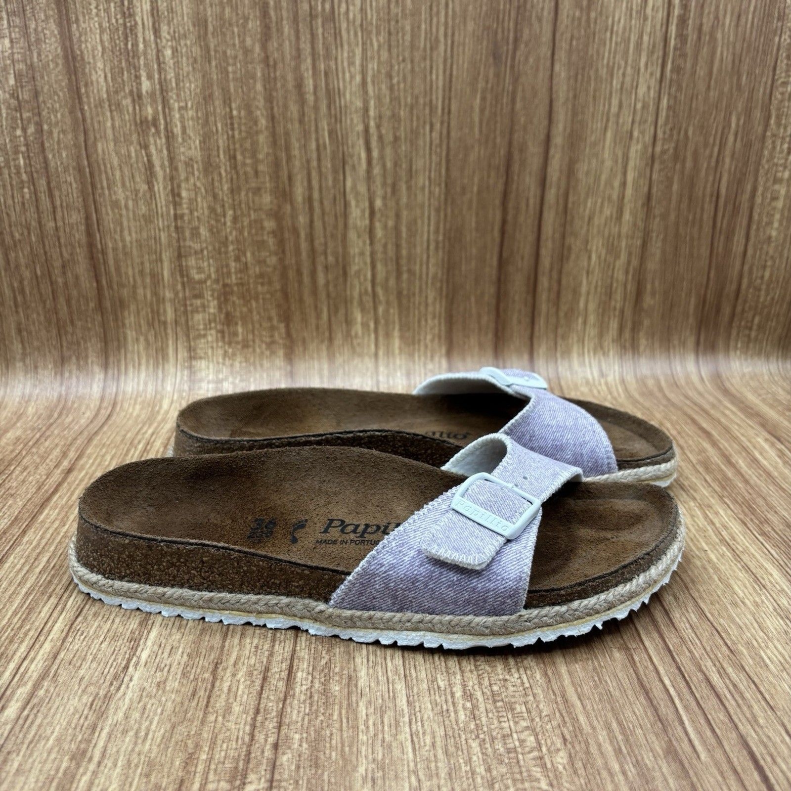 Papillio by Birkenstock Madrid Lilac Fabric/Leather Sandals Size 36  / L6