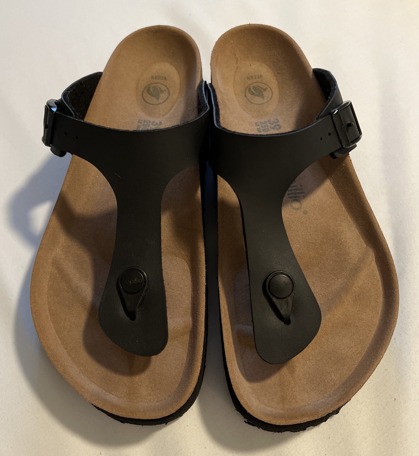 Birkenstock Papillio Vegan Thong Sandals Women’s Size 39 Black