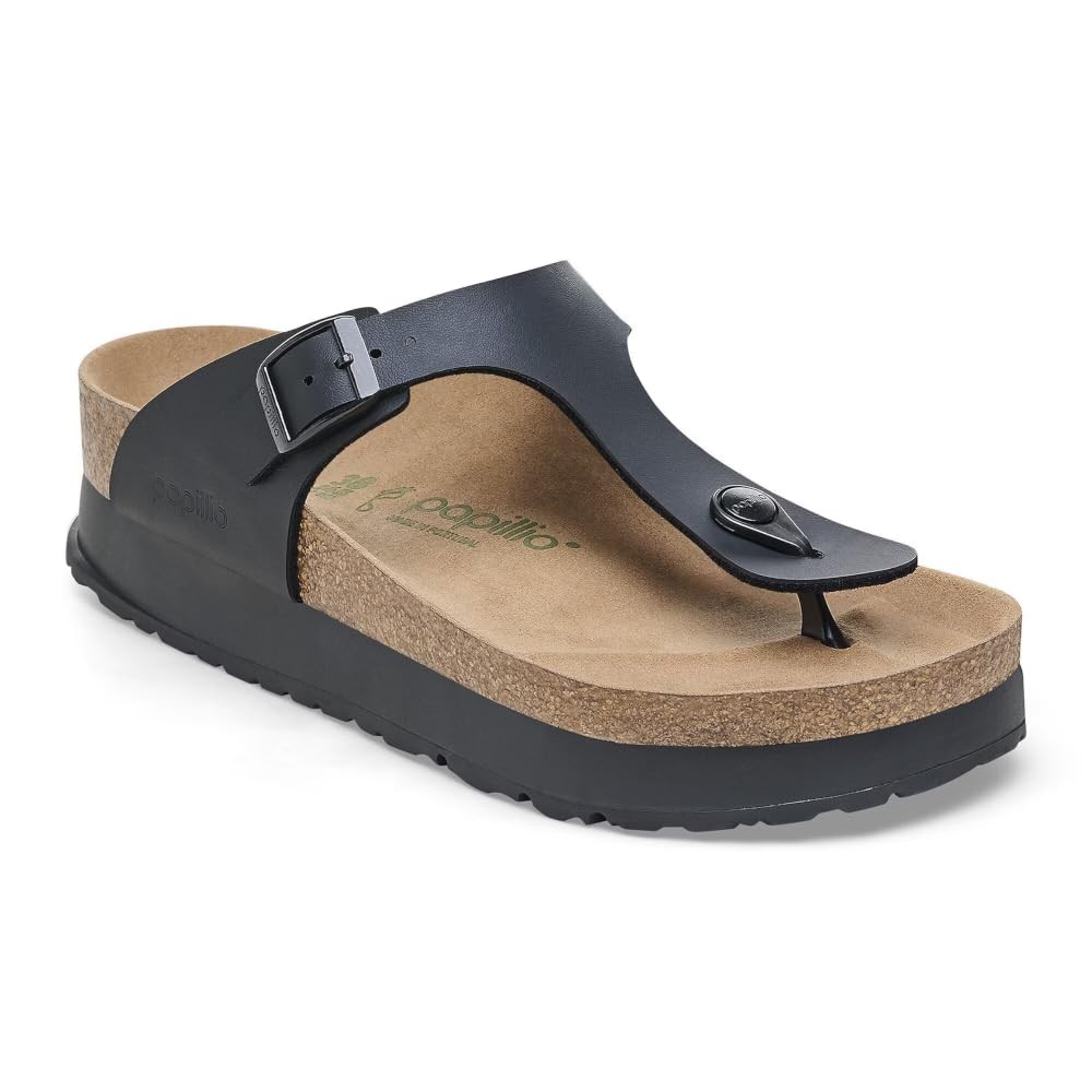 Sz 7-7.5 Women/5-5.5 Men  Birkenstock Papillio Gizeh Flex Platform Sandals, Bl..