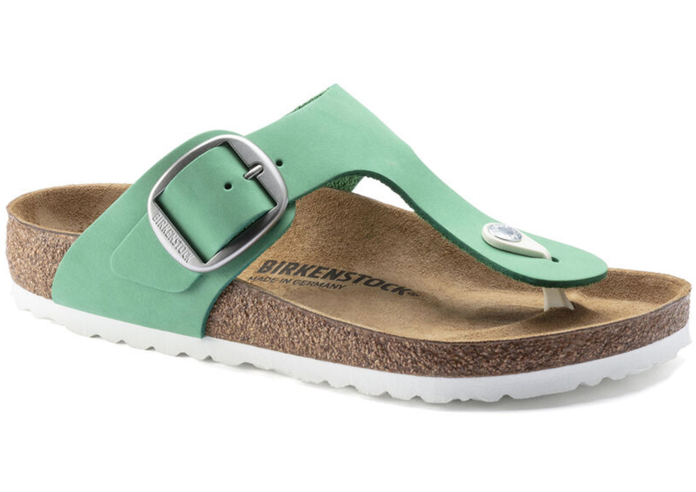 BIRKENSTOCK Gizeh Big Buckle Thong Sandal Bold Jade 1022787 Leather EU 36  US 5