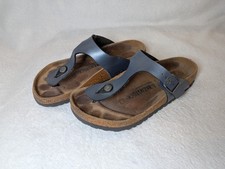 Birkenstock Gizeh Birko-Flor Sandals – Women’s silver size 37 US 6-6.5