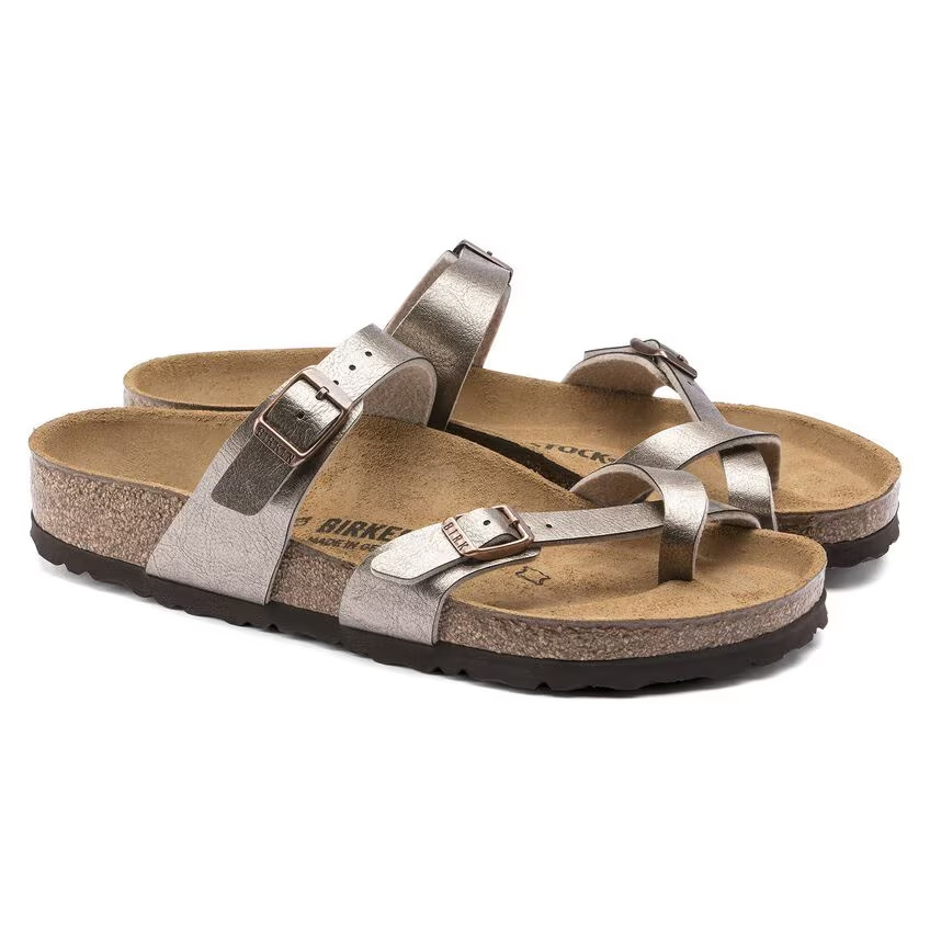 Birkenstock Mayari Toe-Loop Comfort Sandal Fashion Graceful Taupe US 9 EU 40 Reg