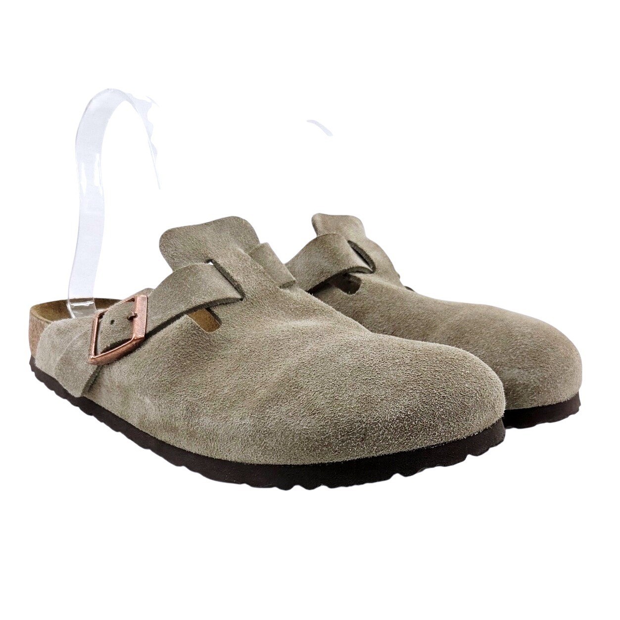 Birkenstock Boston Tan Suede Clogs – Size US10 / EU41